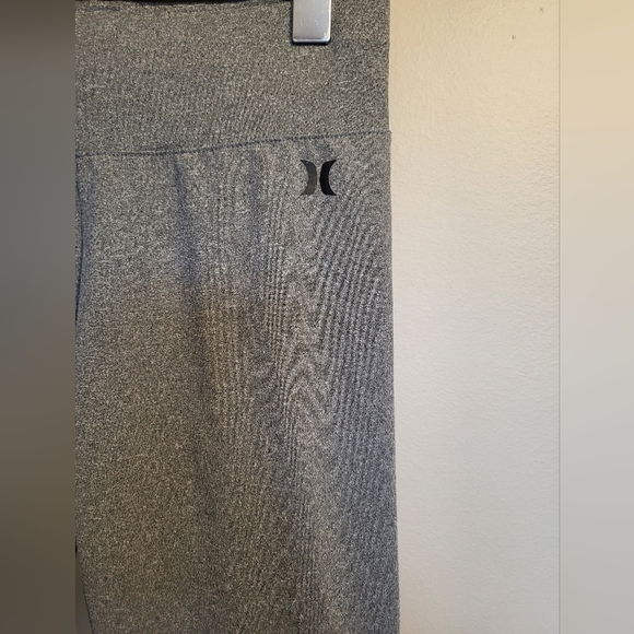 Hurley Heather Gray Kids Leggings, Size Large - Picture 3 of 7